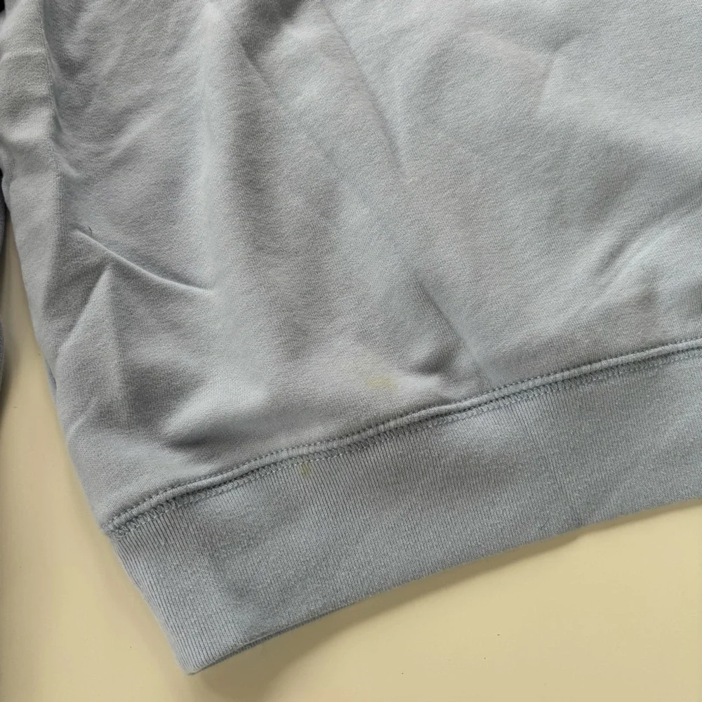 Abercrombie Kids Light Blue Big Girls Pre Teen Embroidered Hoodie Size 15/16